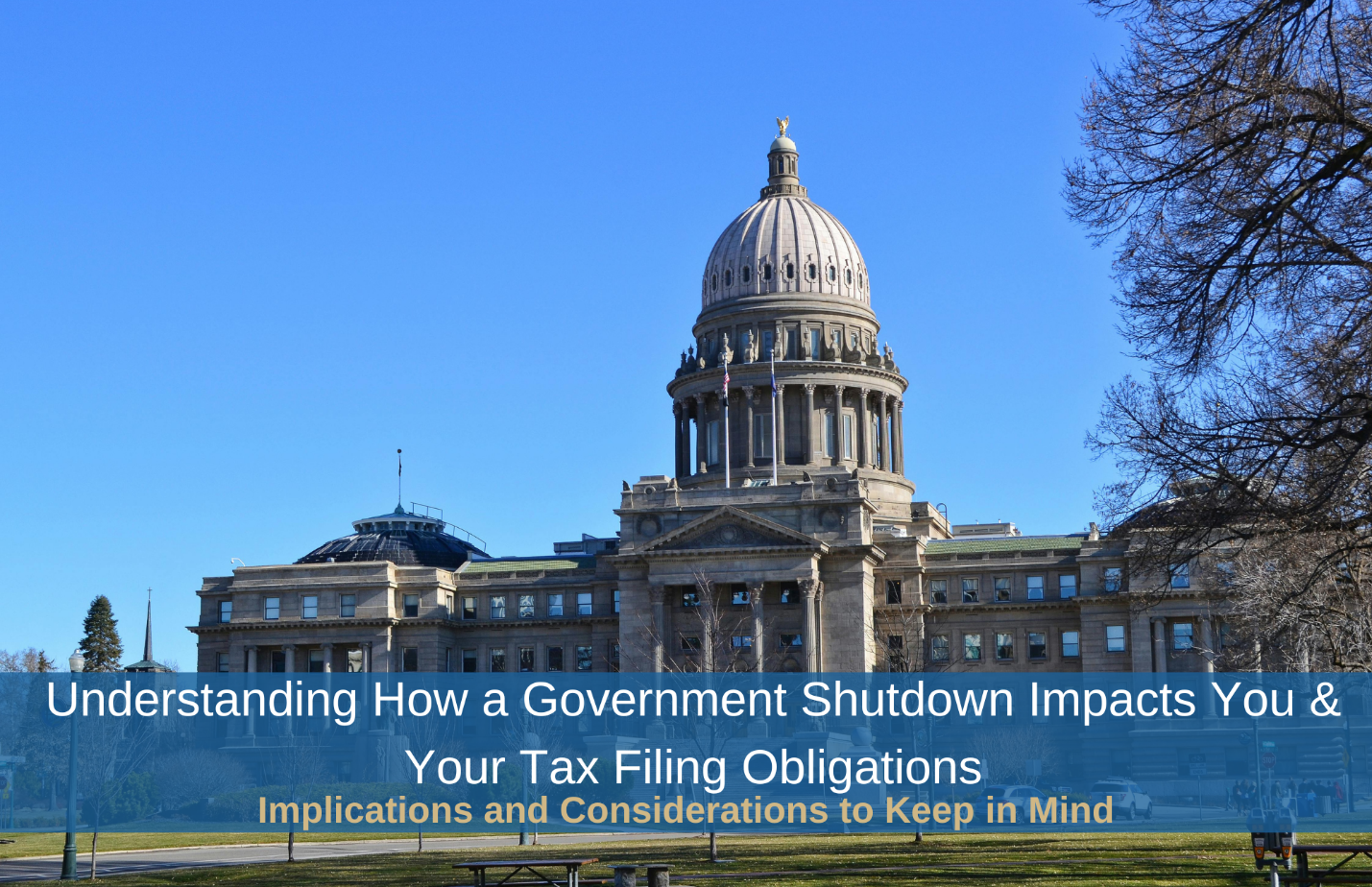 Government Filing Examples Understanding How a Government Shutdown Impacts You & Your Tax Filing ...